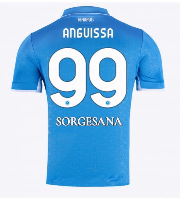 SSC Napoli Frank Anguissa #99 Hjemmebanetrøje 2024-25 Kort ærmer